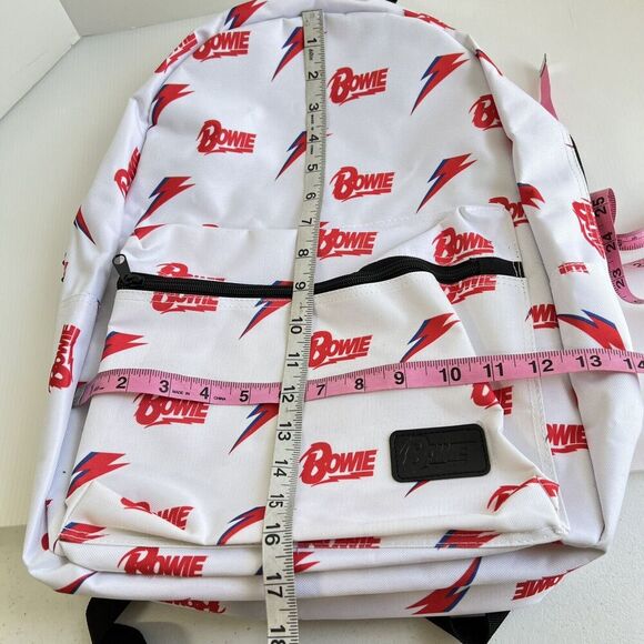 NEW David Bowie Backpack Large Logo All Over NWT - Picture 11 of 11